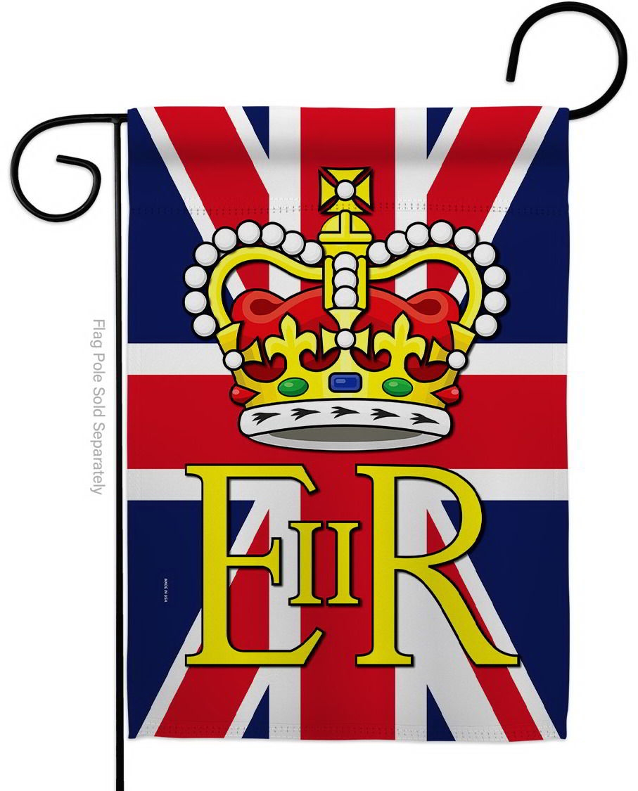 Elizabeth Reginal II Garden Flag
