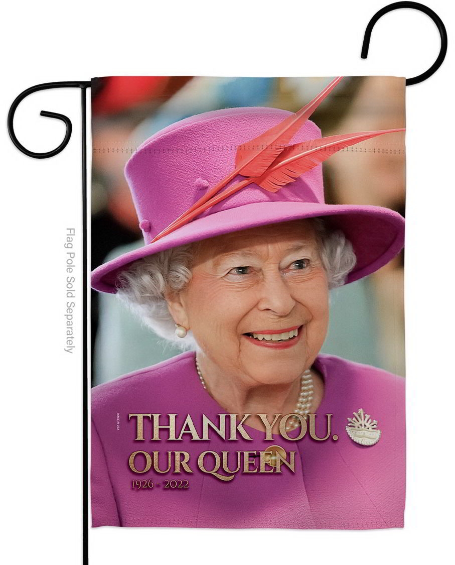 Thank You Our Queen Garden Flag
