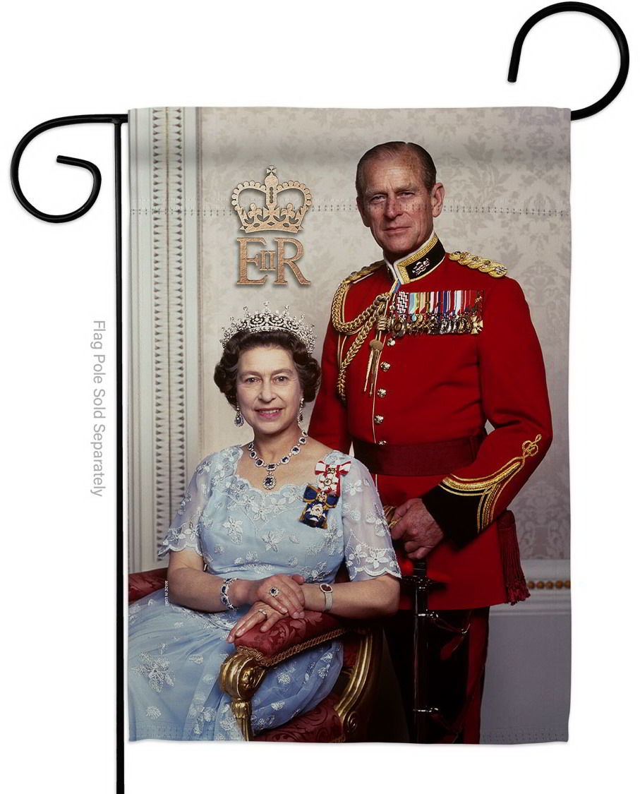 The Queen & Prince Philip Garden Flag