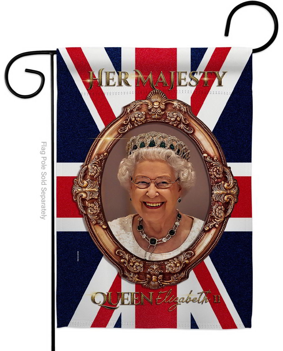 Her Majesty QE II Garden Flag