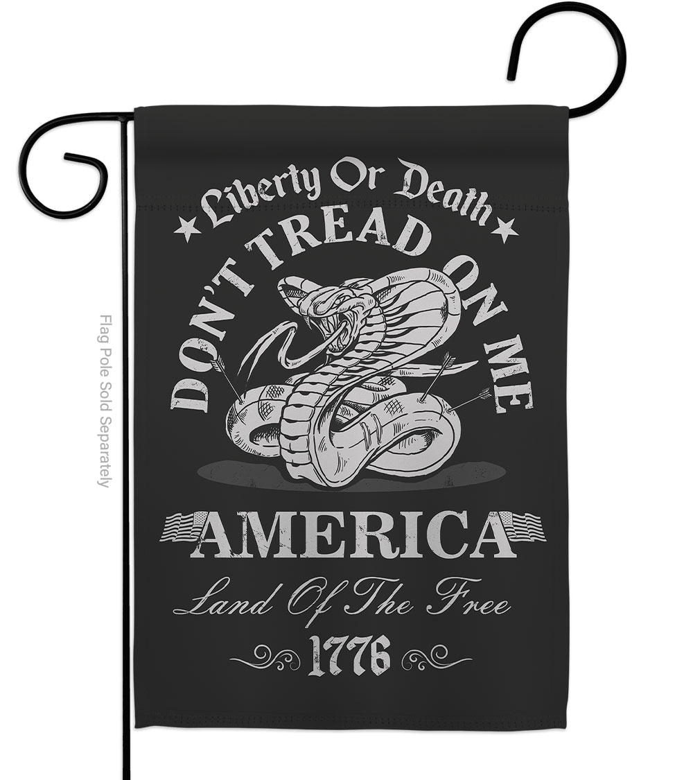 Liberty Or Death Dont Tread On Me Garden Flag