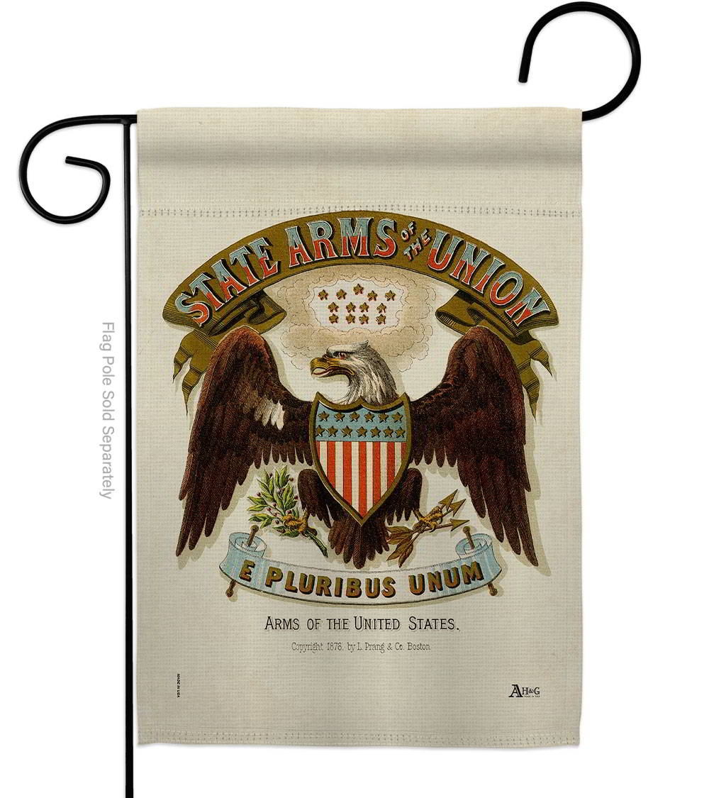 Coat Of Arms Of USA Garden Flag