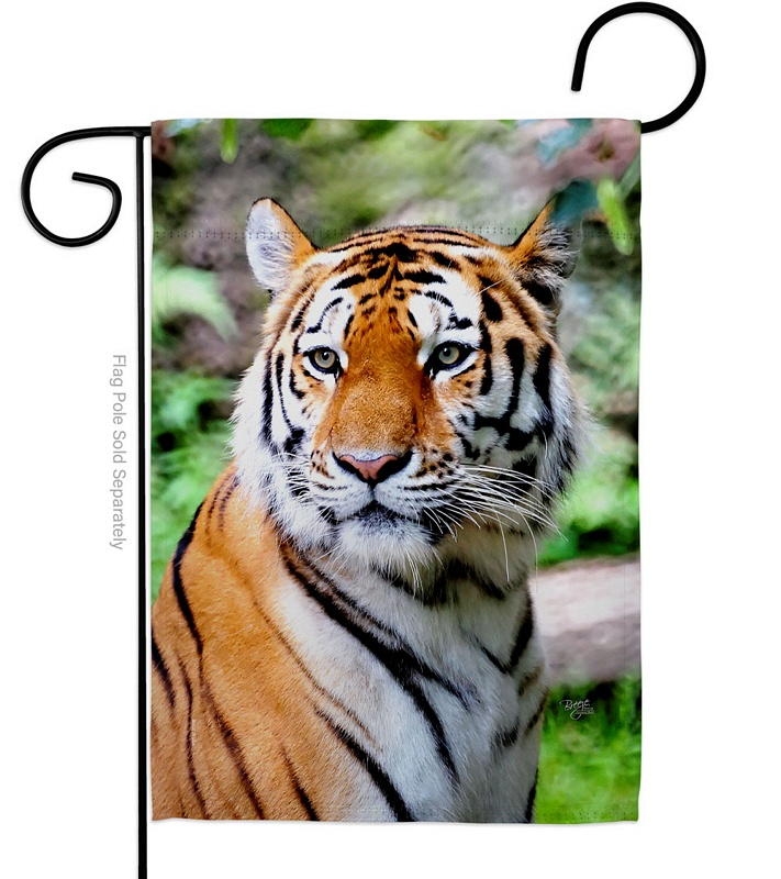 Life Of Tiger Garden Flag