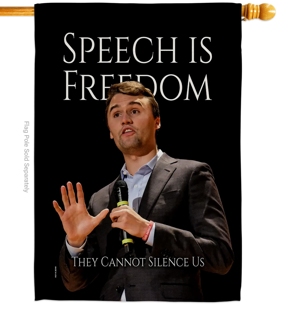 Speech Is Freedom House Flag