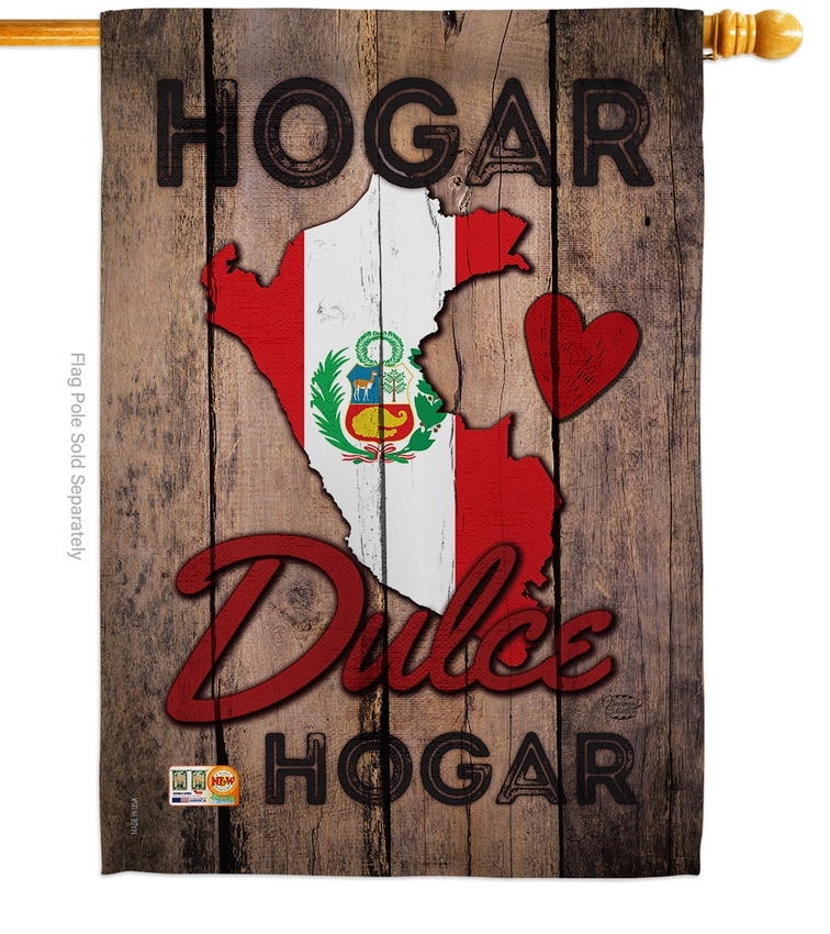 Peru Hogar Dules House Flag