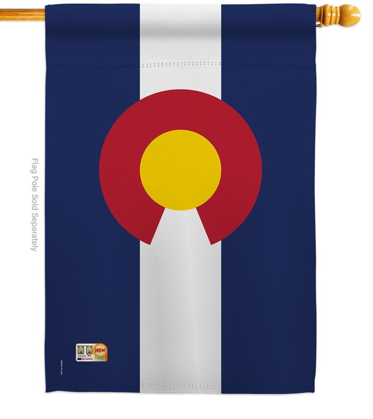 Colorado Decorative House Flag