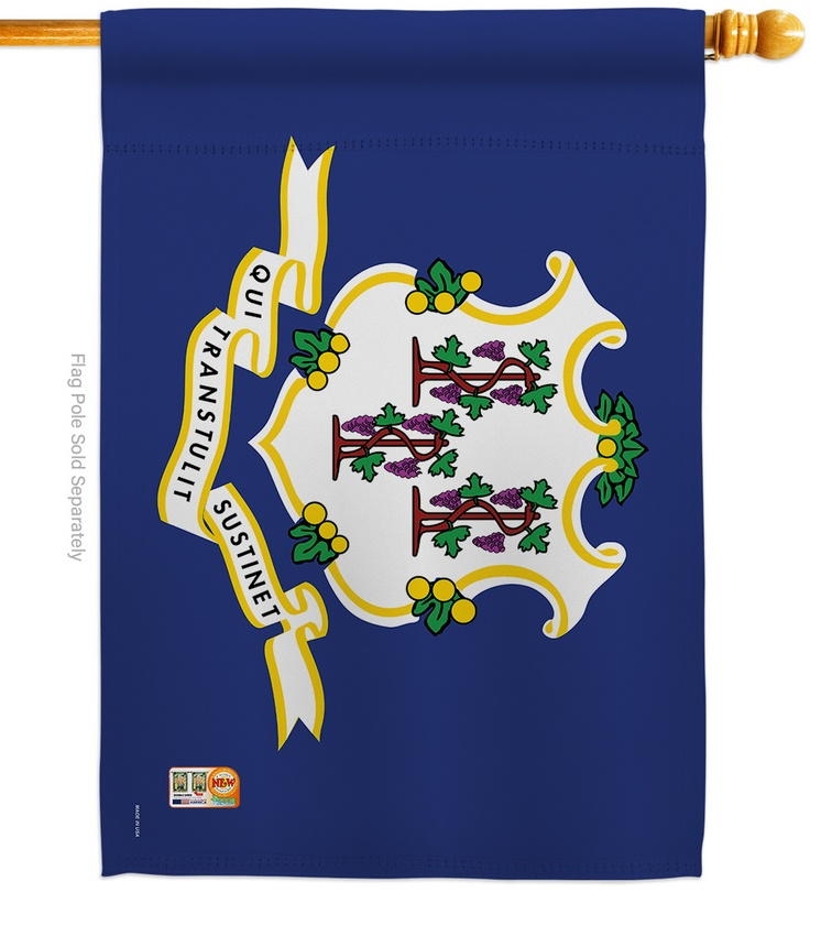 Connecticut Decorative House Flag