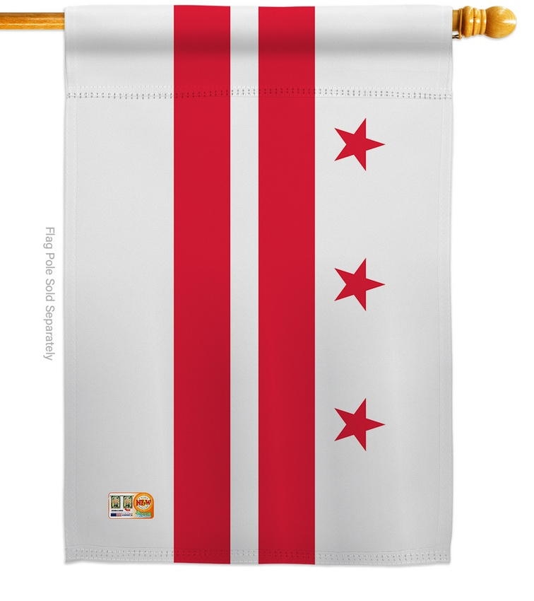 District Of Columbia Decorative House Flag