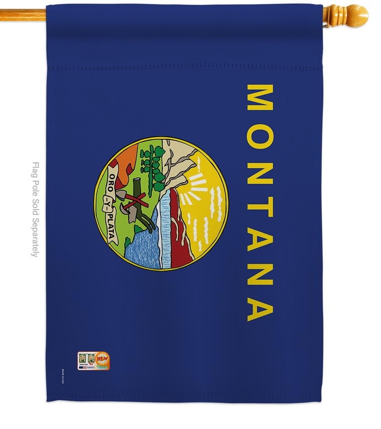 Montana Decorative House Flag