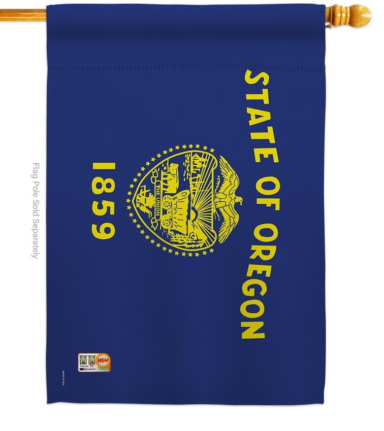 Oregon Decorative House Flag