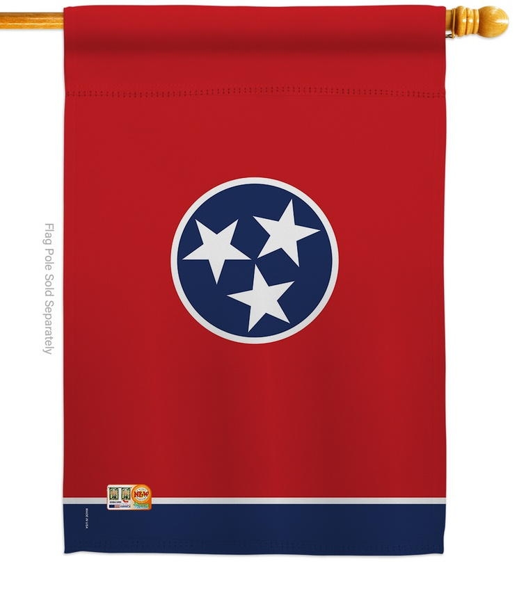 Tennessee Decorative House Flag