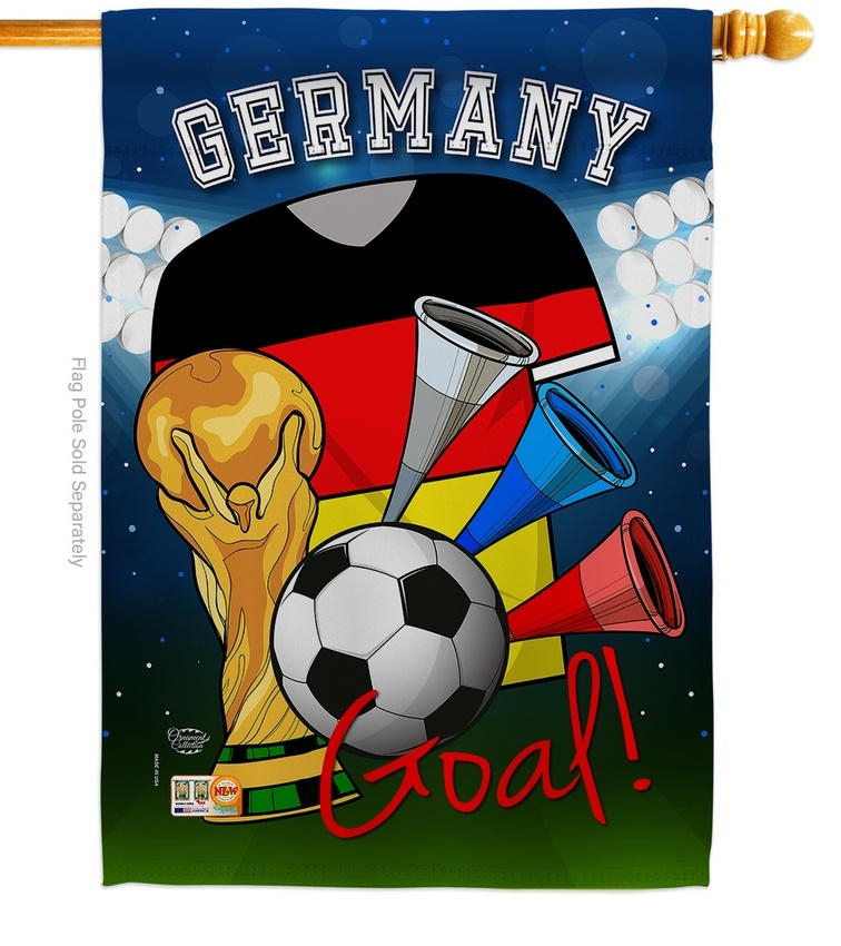 Germany Soccer House Flag