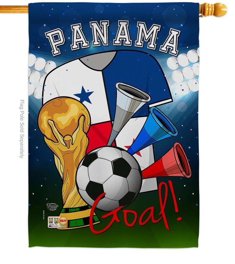 Panama Soccer House Flag