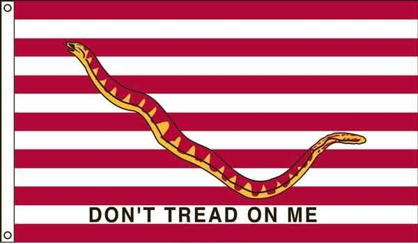 High Wind, US Made First Navy Jack Flag 4x6