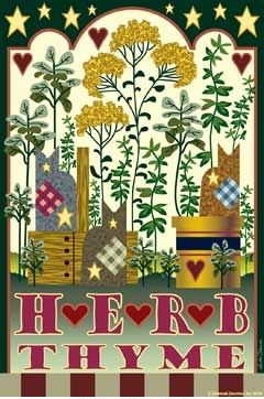 Herb Thyme Garden Flag - 1 left