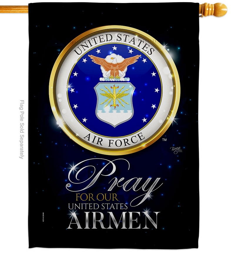 Pray United States Airmen House Flag