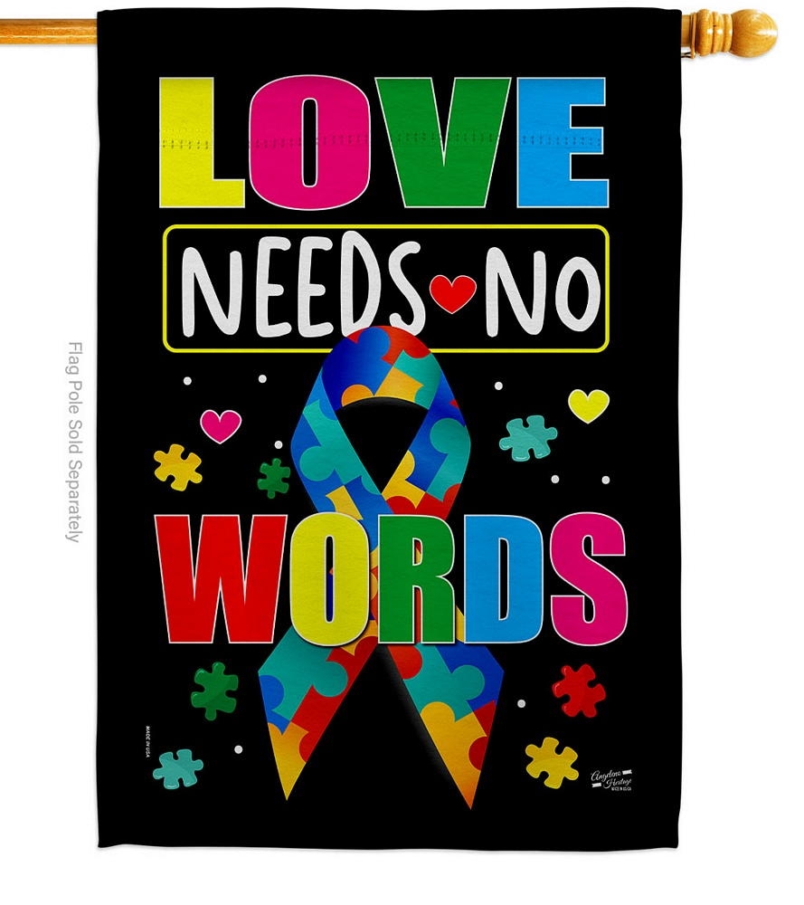 Love Need No Words House Flag
