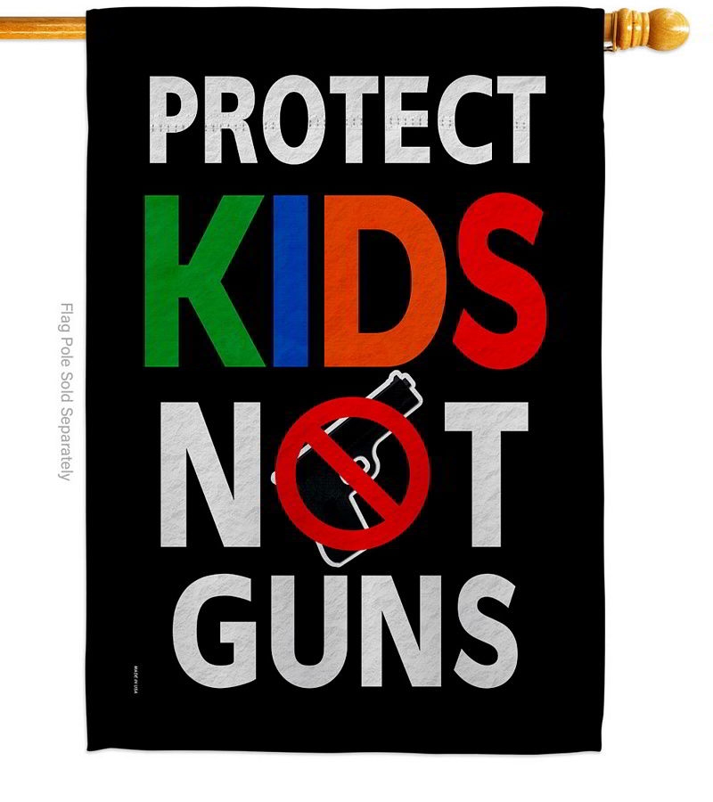 Protect Kids Not Guns House Flag