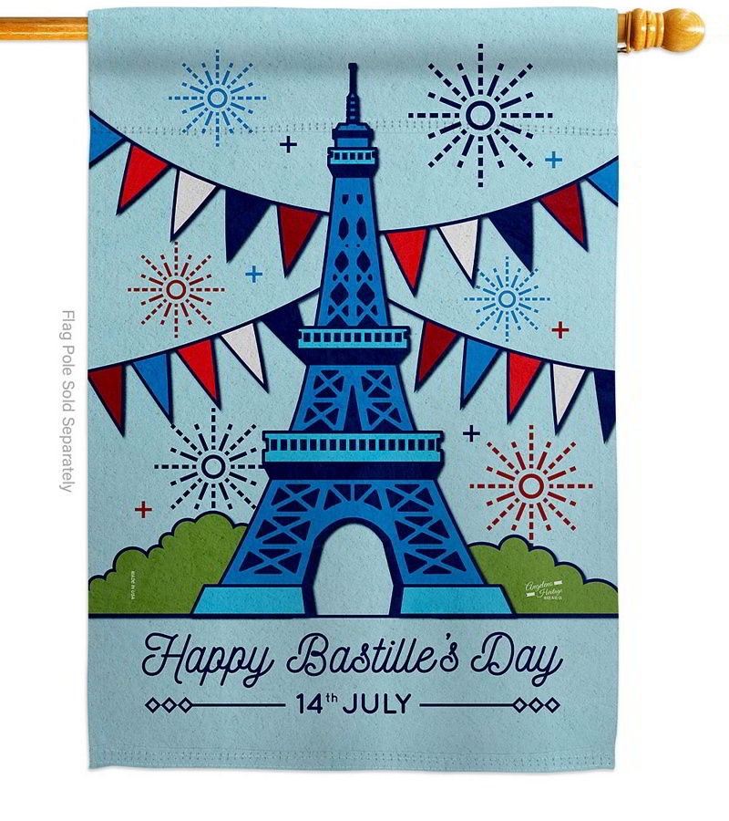 Happy Bastille Day House Flag