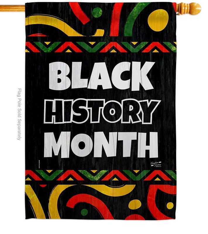 Honoring Black History House Flag