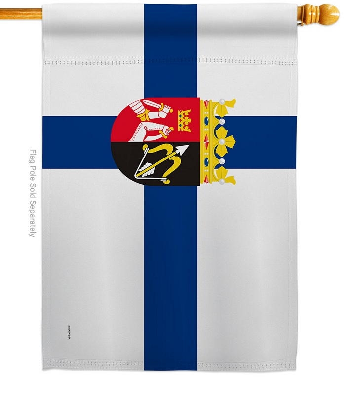 Province Of Finland Ita-Suomen laanin vaakuna House Flag