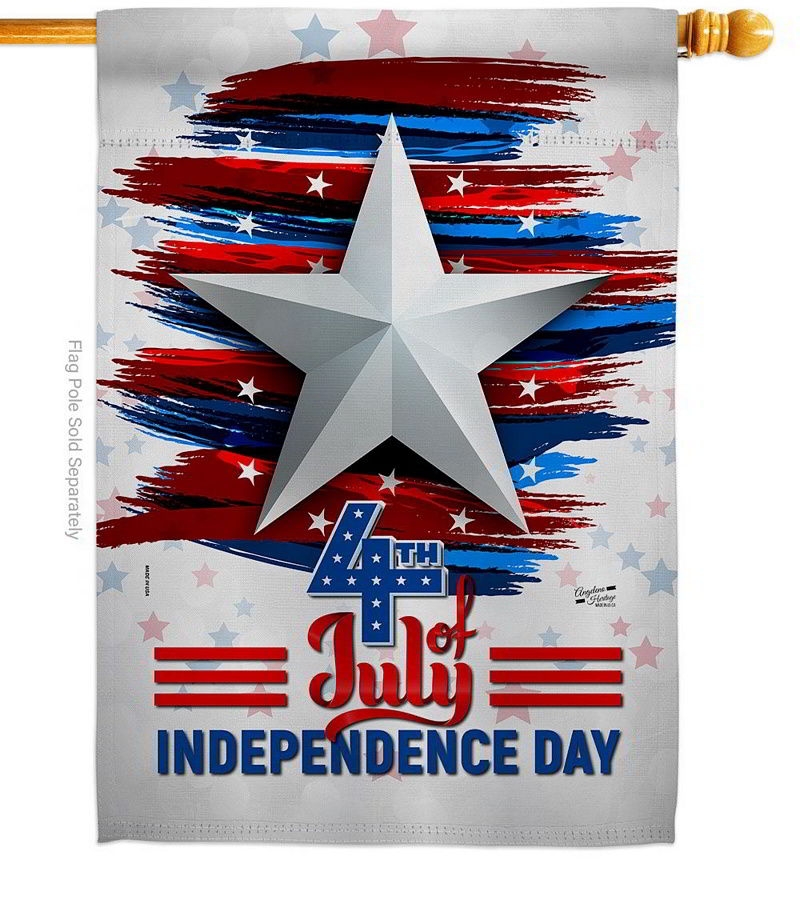 Independence Day Decorative House Flag