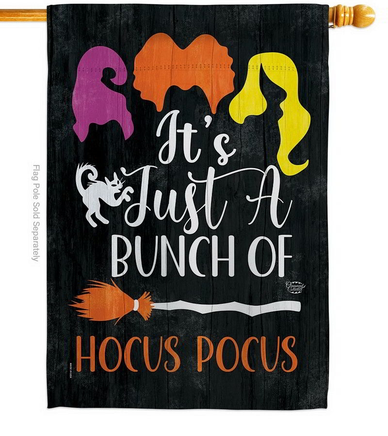 Bunch Of Hocus Pocus House Flag