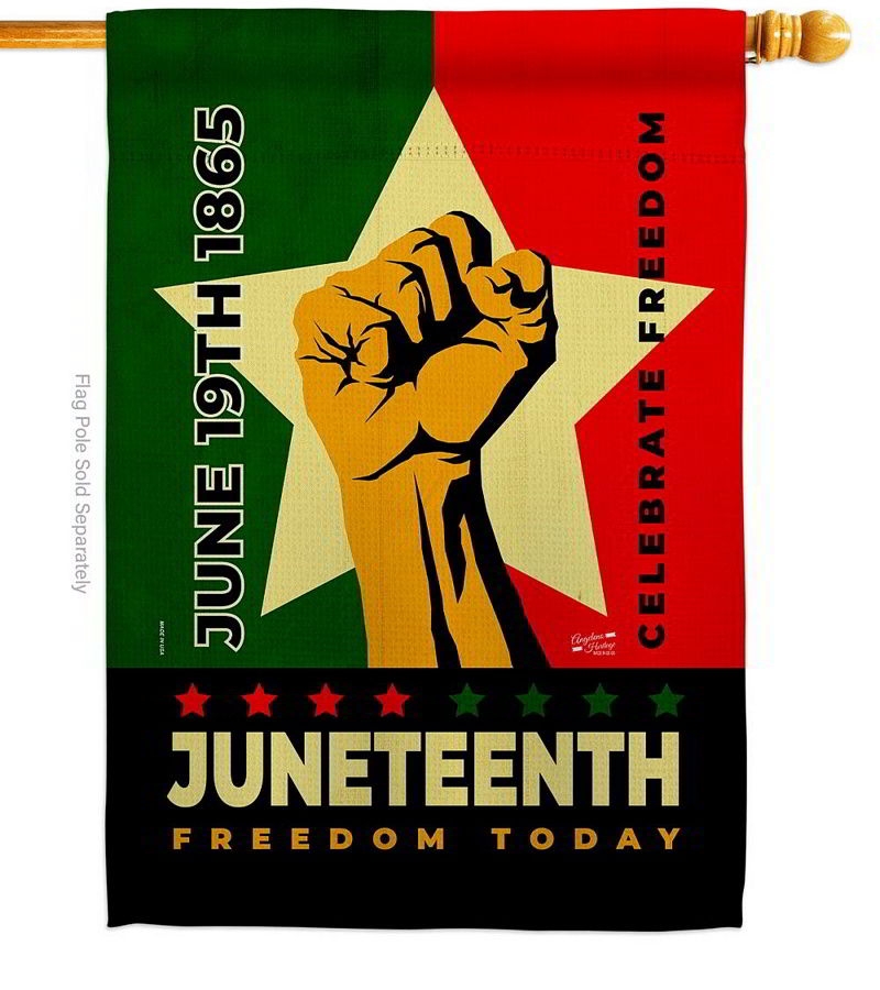 Juneteenth Day House Flag