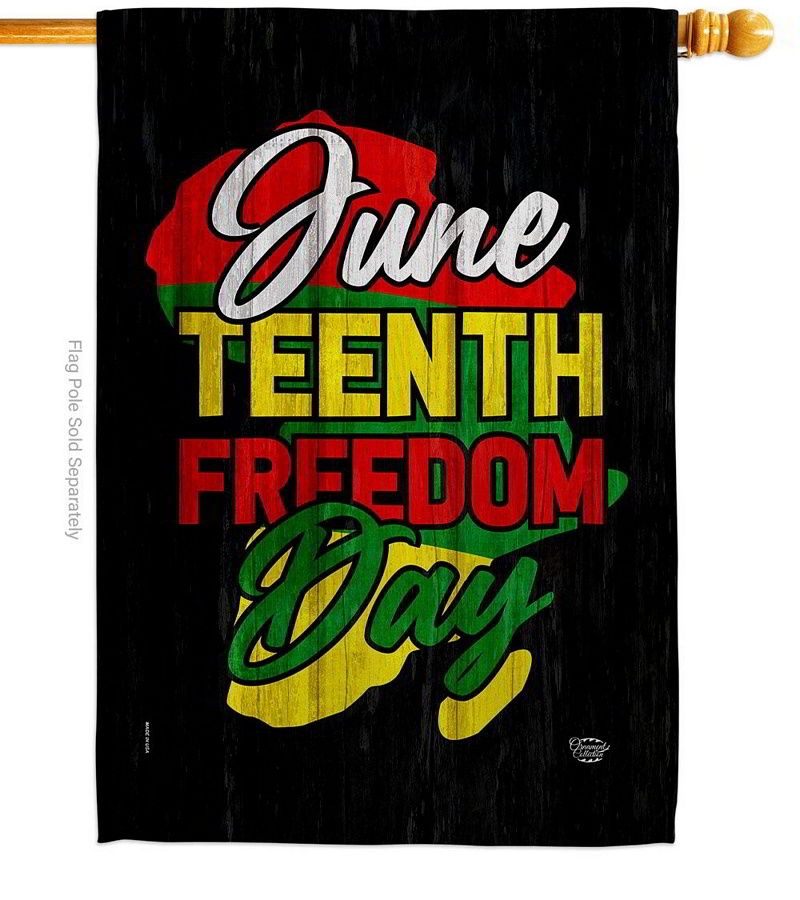 June Freedom Day House Flag