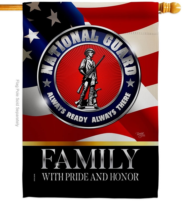 US National Guard Family Honor House Flag