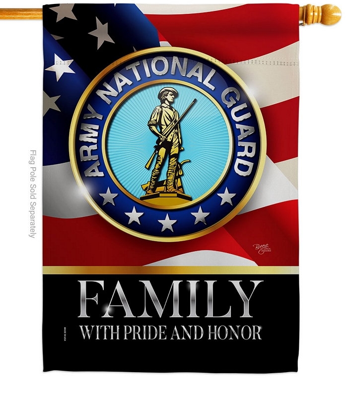 US Army National Guard Family Honor House Flag