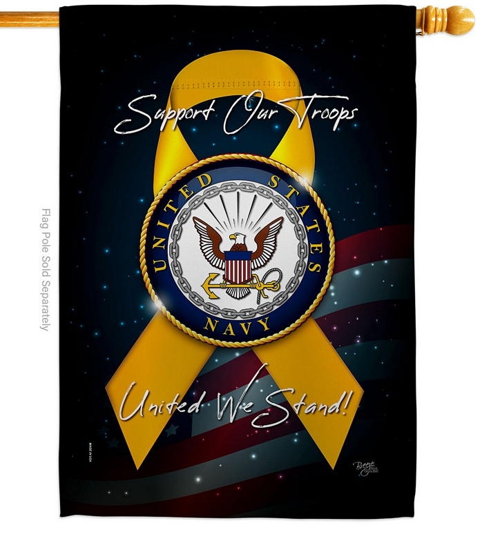 Support Navy House Flag