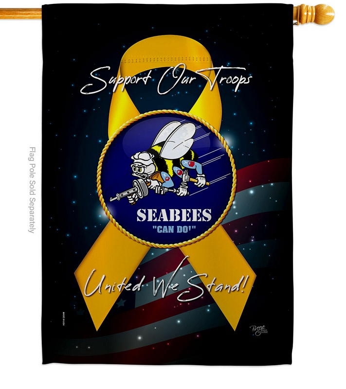 Support Seabees House Flag