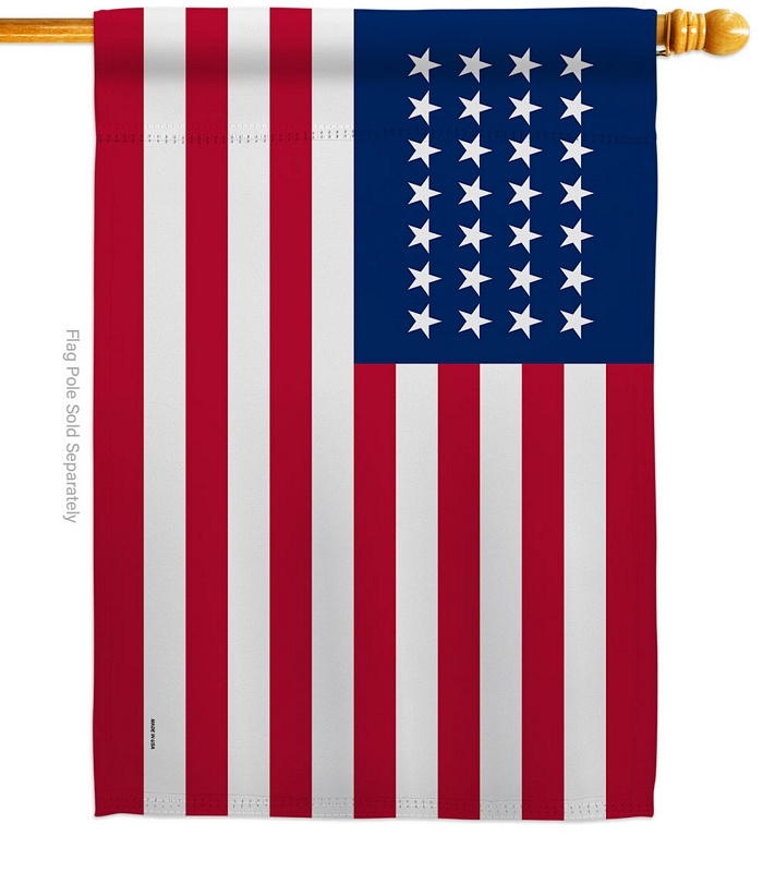 United States (1846-1847) House Flag