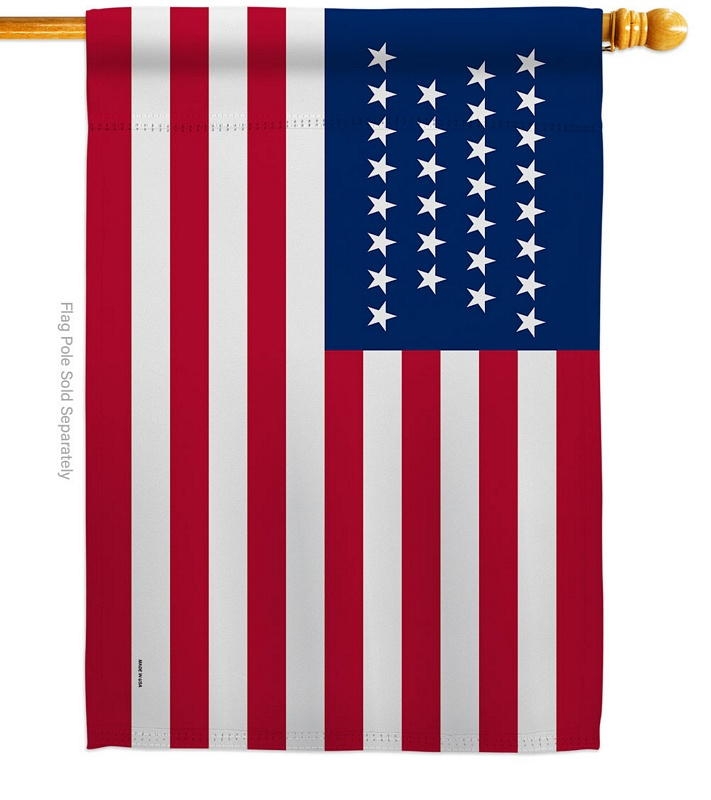 United States (1847-1848) House Flag