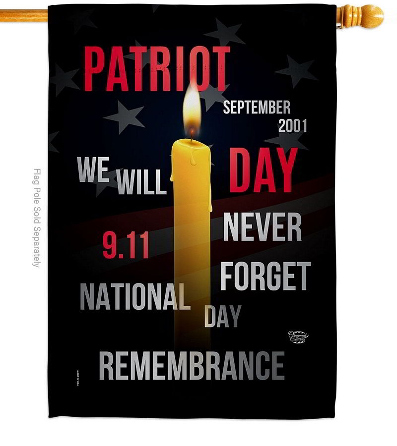 Remembrance 9/11 House Flag