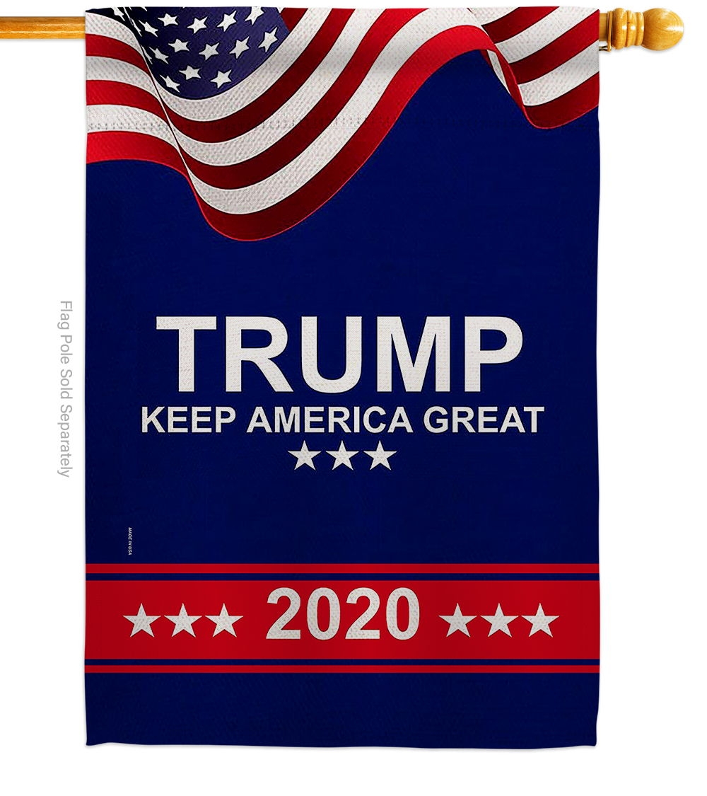 Trump Keep America Great Decorative House Flag