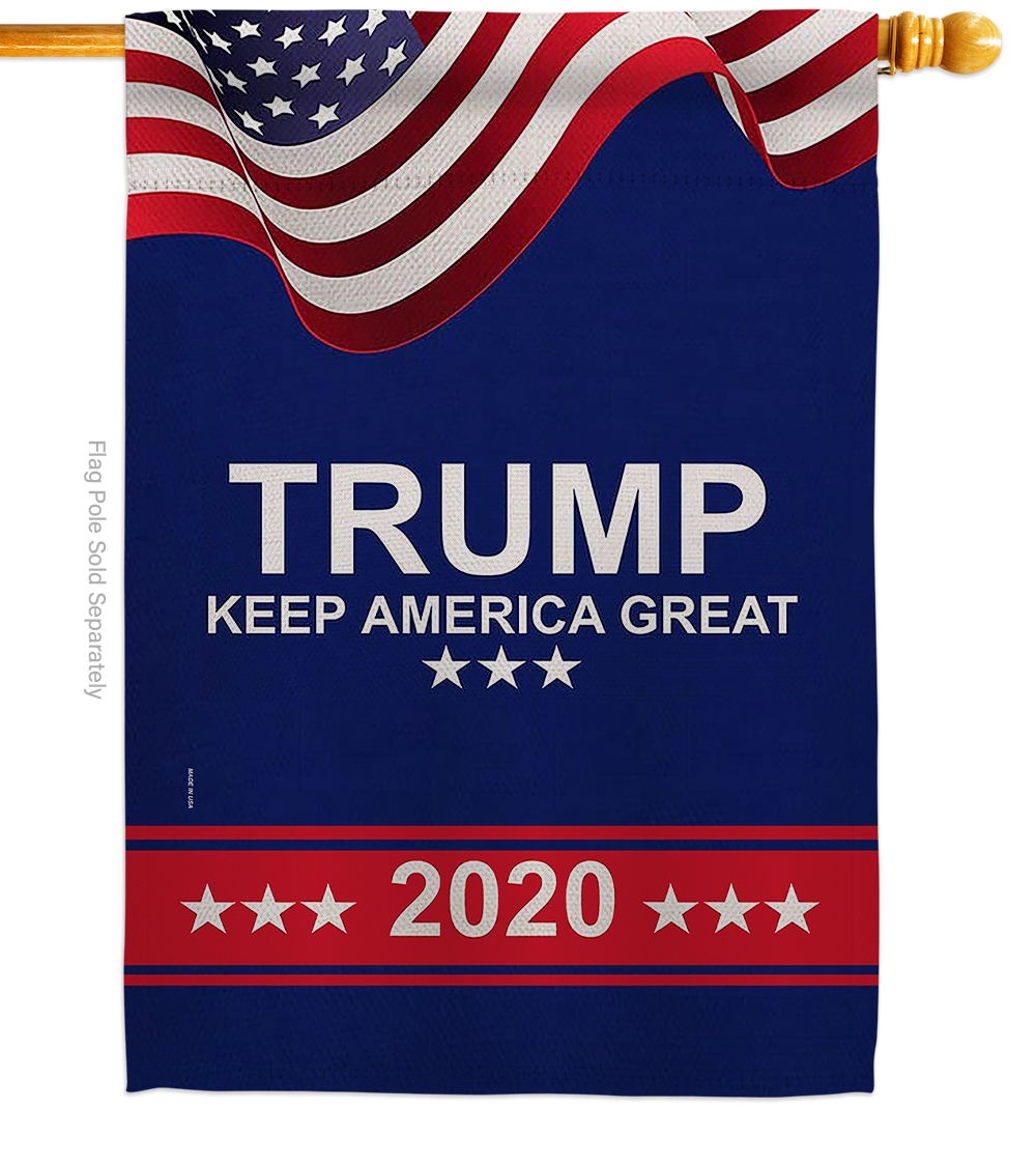 Trump Keep America Great 2020 Decorative House Flag