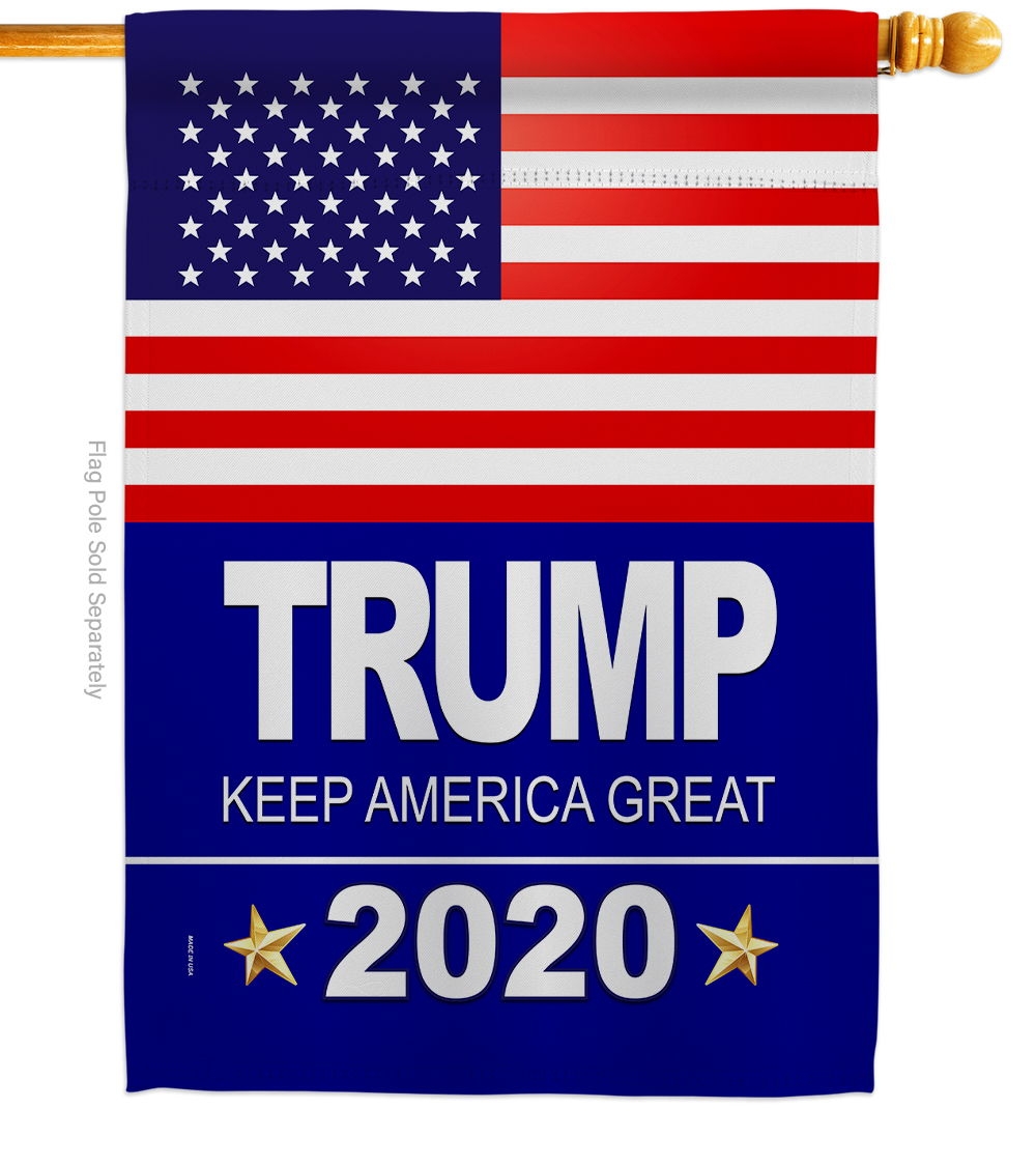 Trump Keep America Great 2020 House Flag