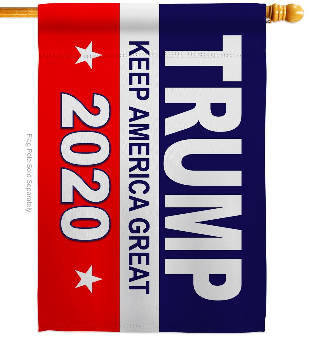 Trump Keep America Great Impressions House Flag