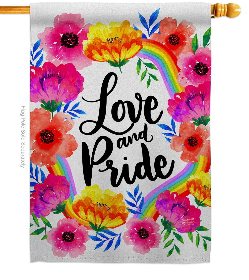 Love and Pride House Flag