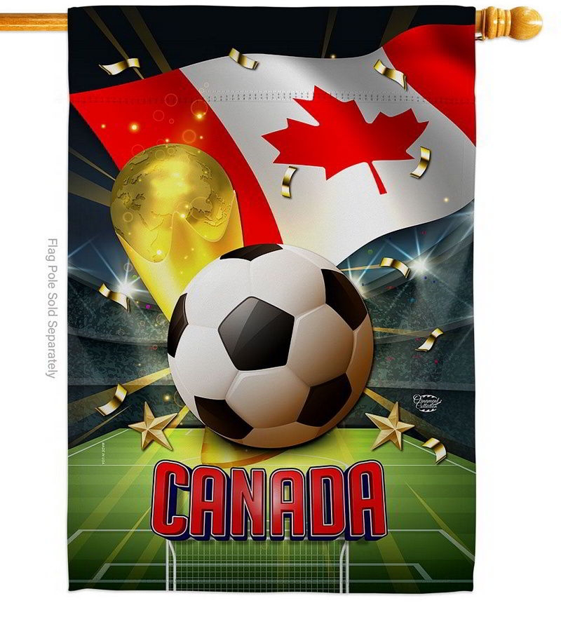 World Cup Canada House Flag