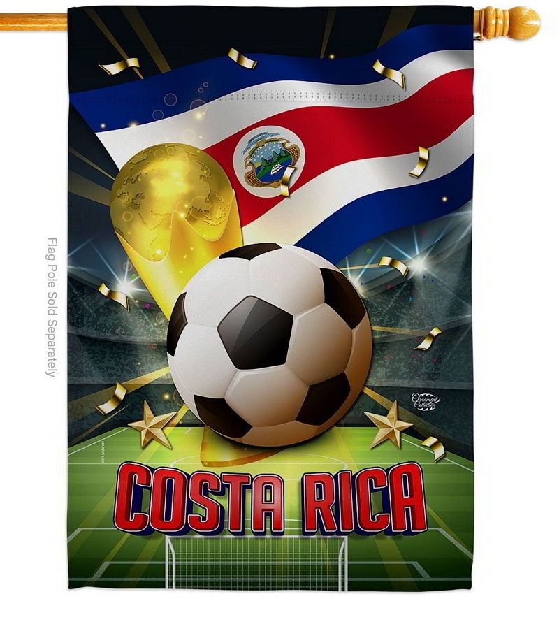 World Cup Costa Rica House Flag