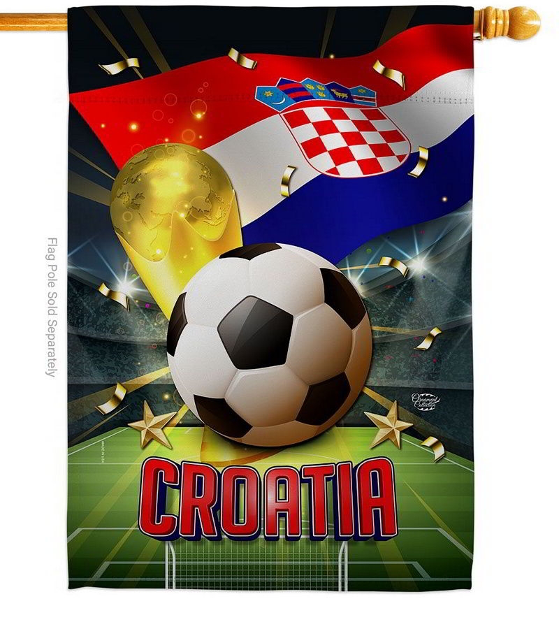 World Cup Croatia House Flag