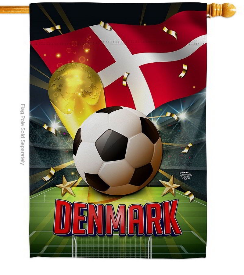 World Cup Denmark House Flag