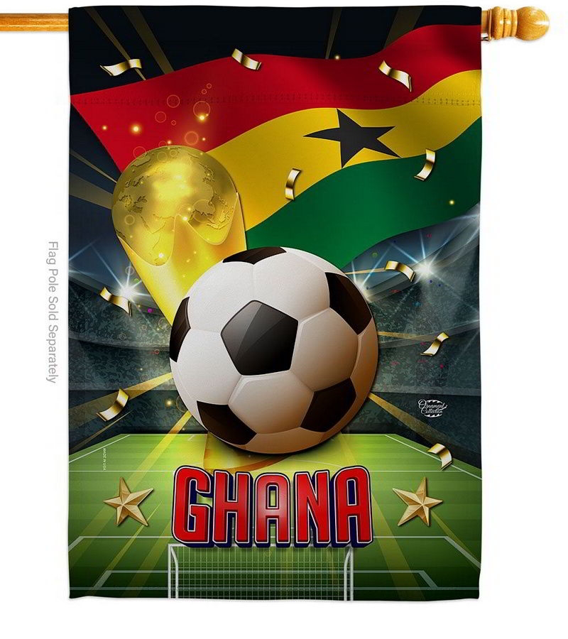 World Cup Ghana House Flag