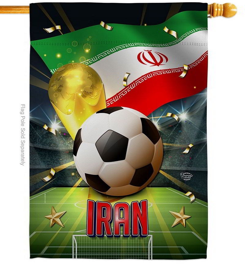 World Cup Iran House Flag