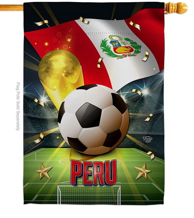 World Cup Peru House Flag