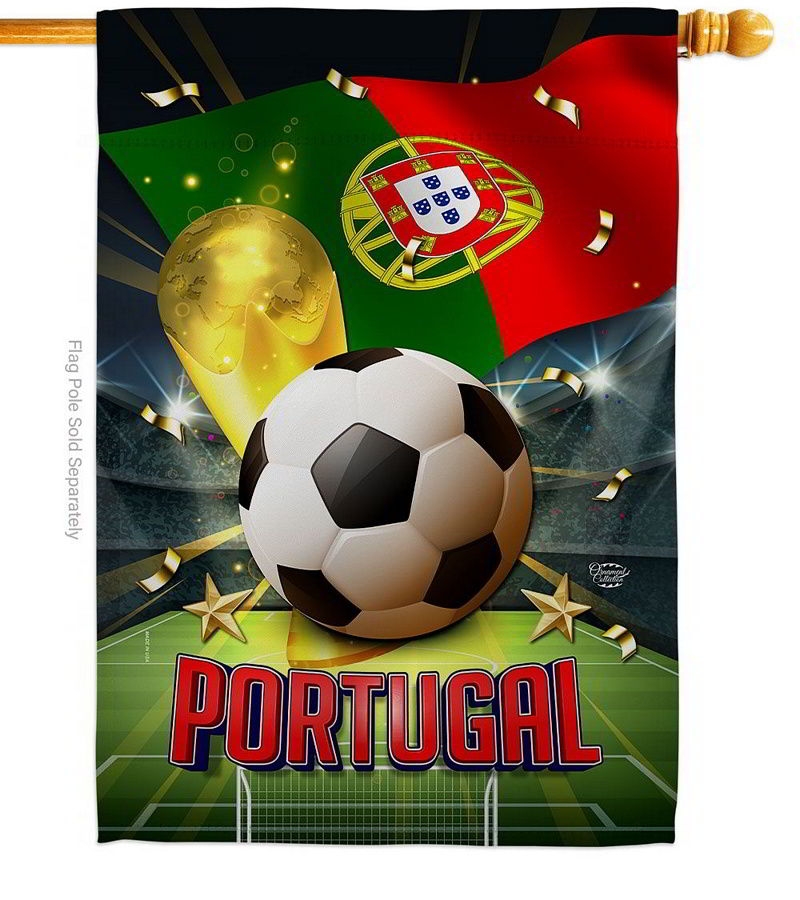 World Cup Portugal House Flag