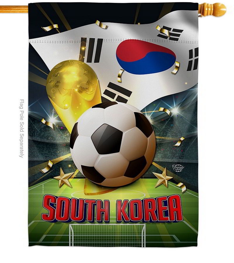 World Cup South Korea House Flag